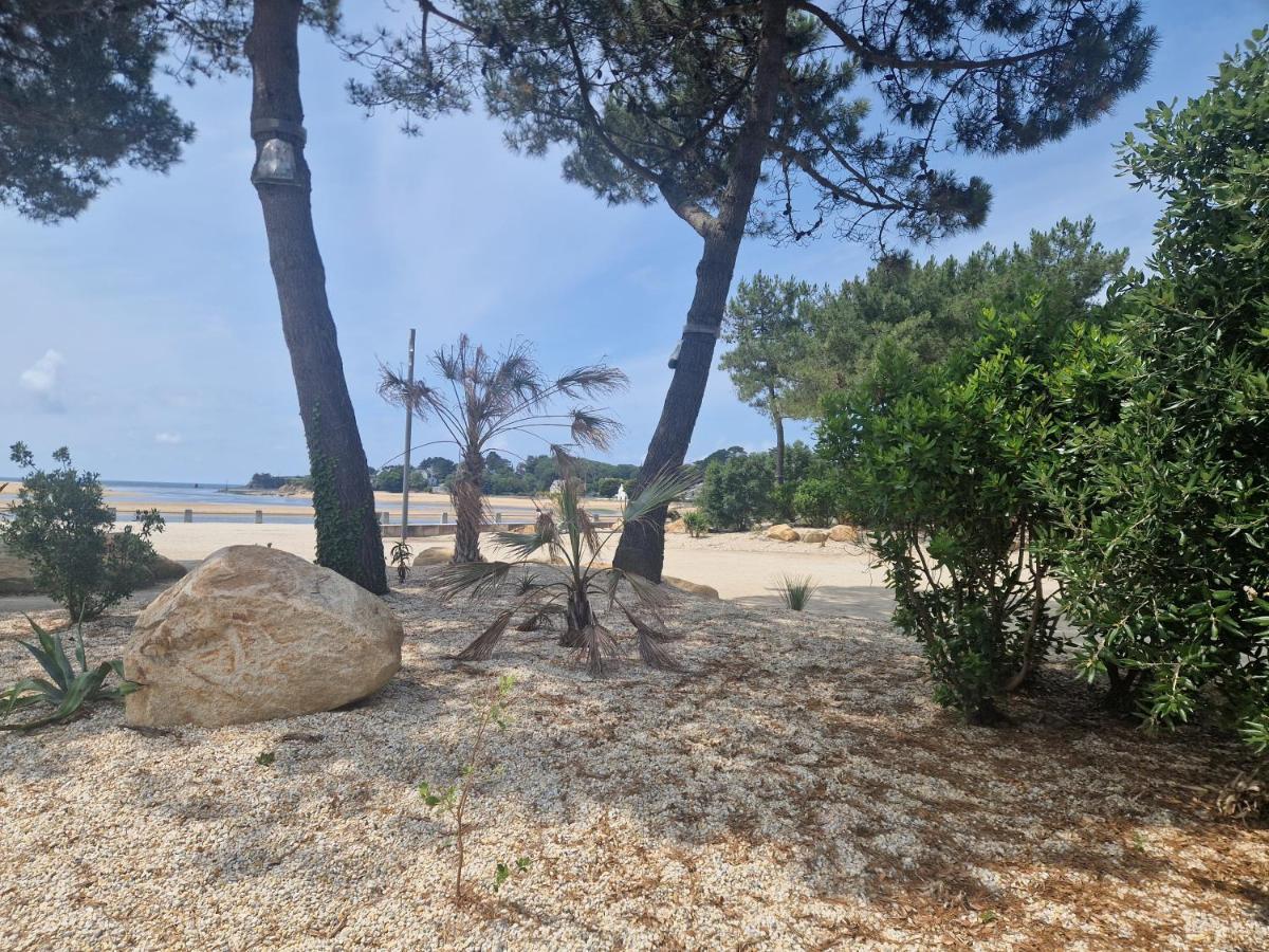 Guidel-Plages Studio Lumineux Balcon Vue Mer & Piscine Esterno foto