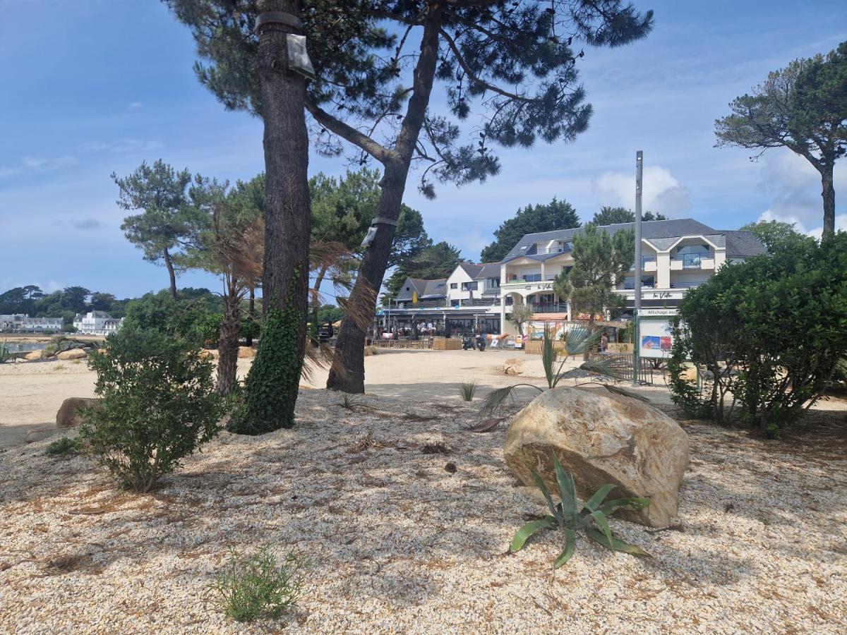 Guidel-Plages Studio Lumineux Balcon Vue Mer & Piscine Esterno foto